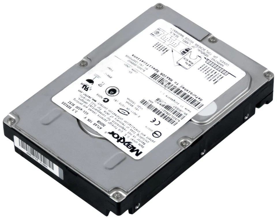 Disco Rigido Maxtor 8J300L0 300GB 10K 8MB U320 3.5'' 8J300L0 - Immagine 3 di 3