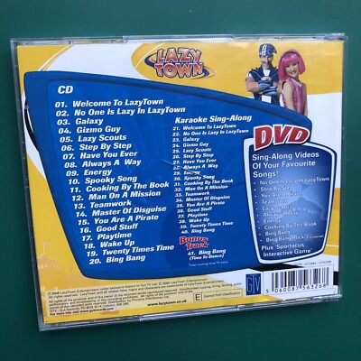 Máni Svavarsson LAZYTOWN Children's TV Soundtrack CD+DVD SPECIAL