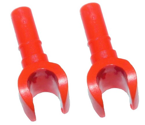 ☀️NEW Lego Minifigure RED x2 Hands Demon Devil Alien Monster minifig starw - Picture 2 of 3