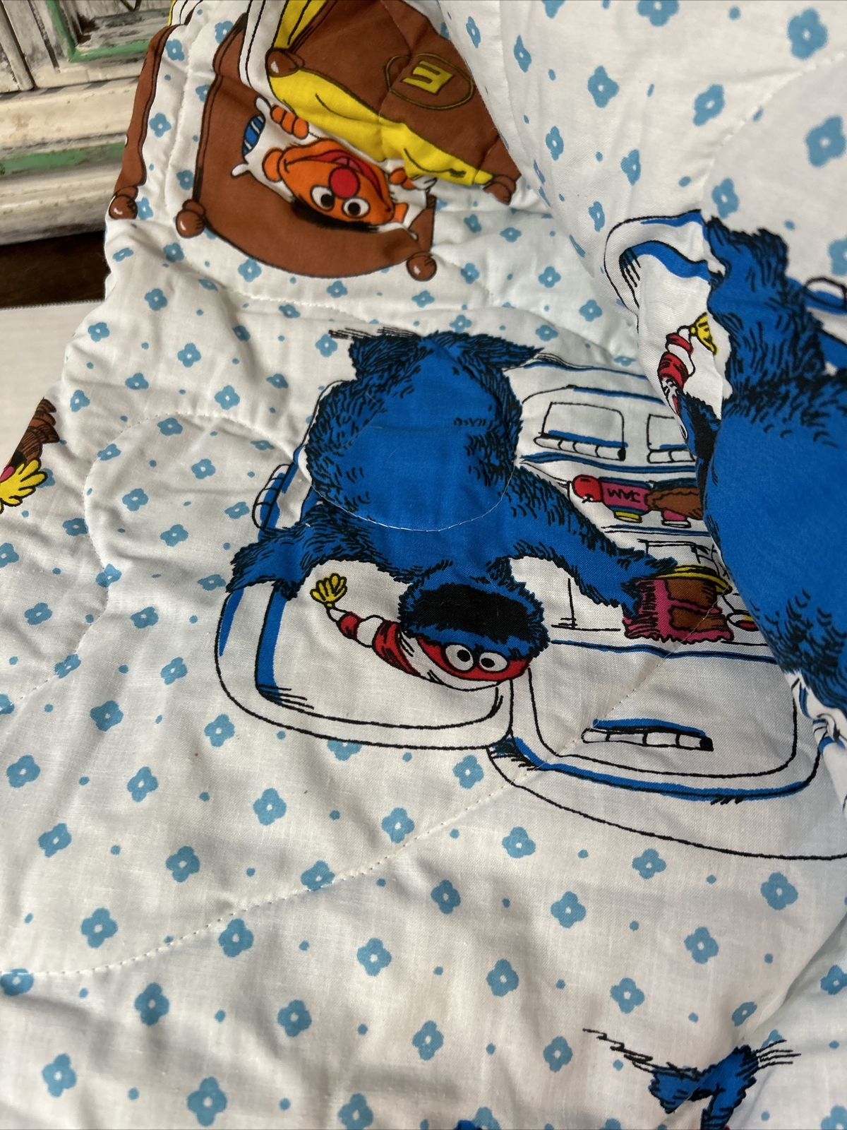 Vintage JC Penney Sesame Street sleeping bag Zipper Blanket quilt 68x80” eBay