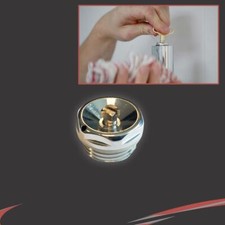 Chrome Bleed Valve Plug for Towel Rails & Radiators 1/2" BSP 