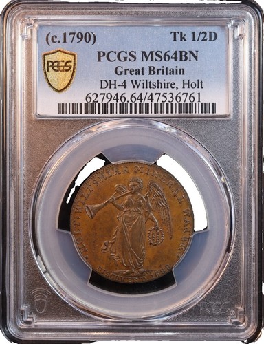 コレクション ONLY ONE&TOP POP Middlesex1/2penyToken Middlesex 1/2 Penny Token ND 1790 Tom Tackle DH1048 T11321 | eBay