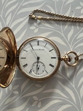 14K Yellow Gold American Waltham Appleton - Tracy Pocket Watch