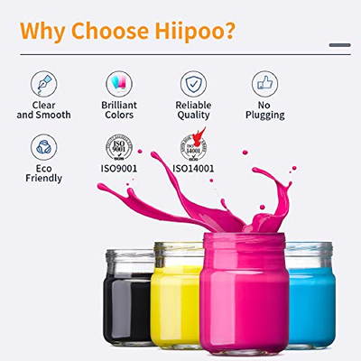 Encre Sublimation Hiipoo 580ml - Compatible Imprimantes Epson ET-Series - Pour T-shirts, Tasses