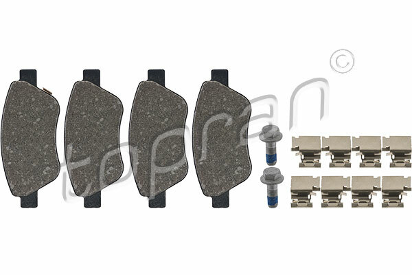 Kit plaquettes de frein avant OPEL Adam 2013 et VAUXHALL Corsa D 93169292