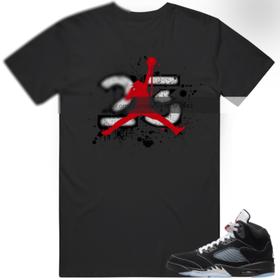 T-Shirt To Match Air Jordan Black Metallic Reimagined