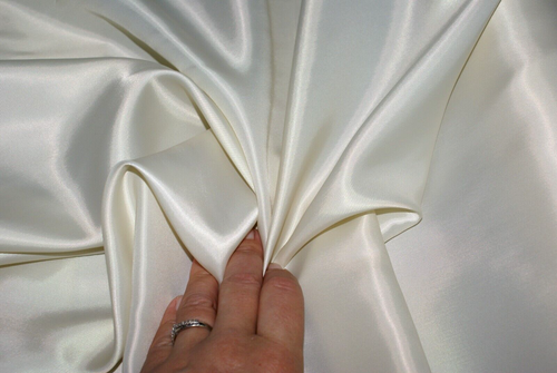 2.5m Lots - CREAMY BEIGE Quality Twill Lining Fabric, Luxe Quality - Bild 2 von 2