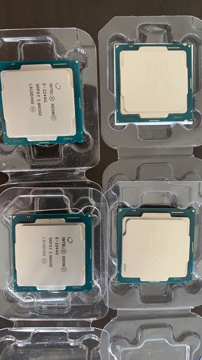 Intel Xeon E-2244g 3.8-4.8ghz 4 Core 8m 71w srfay lga1151 CPU