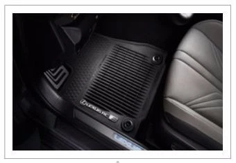 JUEGO DE ALFOMBRILLA PARA TODO CLIMA LEXUS FACTORY 2015-2022 RC350 TRACCIÓN TRASERA NEGRA Foto 2 de 2