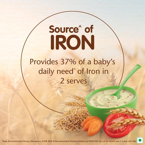 Nestlé CERELAC Fortified Baby Cereal with Iron & Protein 10 to 24 Months, 300 gm - Picture 6 of 32