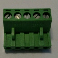 5 pin - 5.00mm Pluggable Quick Connector - Terminal Block - Phoenix Plug