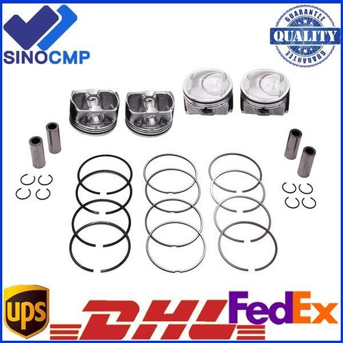 4x Engine Piston & Rings 230402G500 For 1113 Hyundai Sonata Kia Sorento Optima eBay