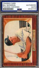 Bill Skowron PSA DNA Signed 1955 Bowman Autograph