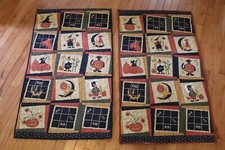 Halloween Wall Quilt / Table-Topper Quilt - 23.5"x41"