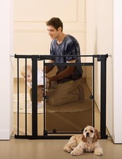 Babelio 30" tall 29"-40" wide Modern Acrylic Clear Baby Gate , Pressure Mounted