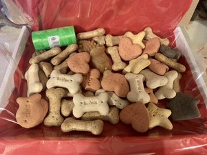 personalised dog hamper