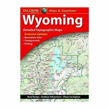Wyoming State Atlas & Gazetteer, by DeLorme - 2020, 10th