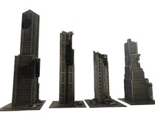 Eyepop Designs 4 Buildings 1/450 Scale works with NECA Sh Monsterarts