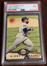1995 KIRBY PUCKETT STADIUM CLUB VIRTUAL REALITY #241 PSA 9 POP 3