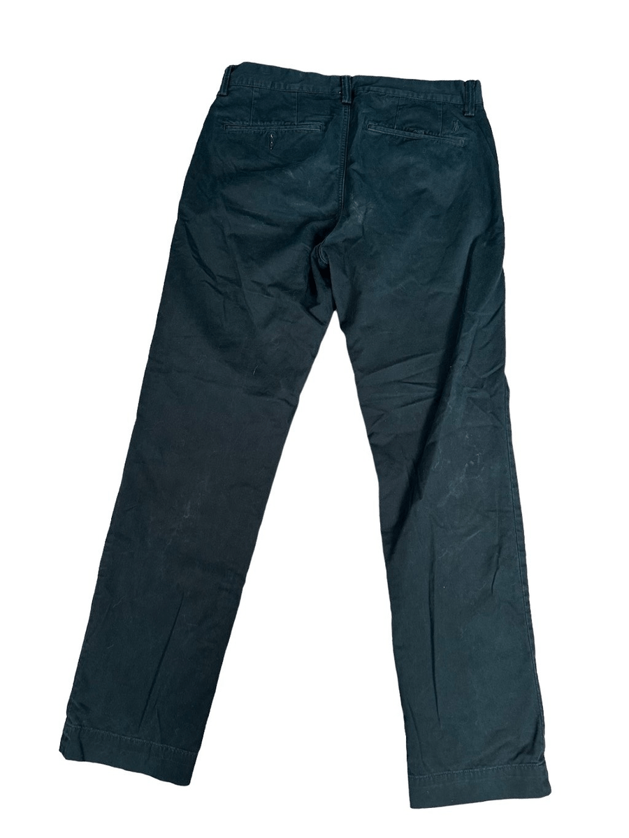 スラックス POLO RALPH LAUREN Men Straight Pants 710916653 004 black Buckled Stretch Chino Trouser | Ralph Lauren