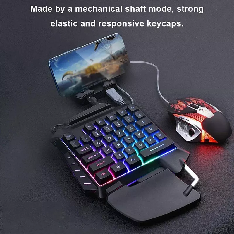 Gaming Keyboard,Gaming keypad,One-Hand Gaming Keyboard,Small