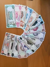 Nicaragua - 15 vintage banknotes 1990-95 All Uncirculated - We combine