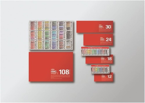 Holbein Artists Transparent Watercolors 48 color set 5ml W409 From Japan - Picture 5 of 5