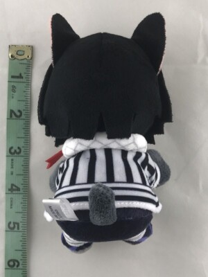 Kimetsu no Yaiba Nyaforme Plush Doll Aniplex Neko Cat Obanai Iguro