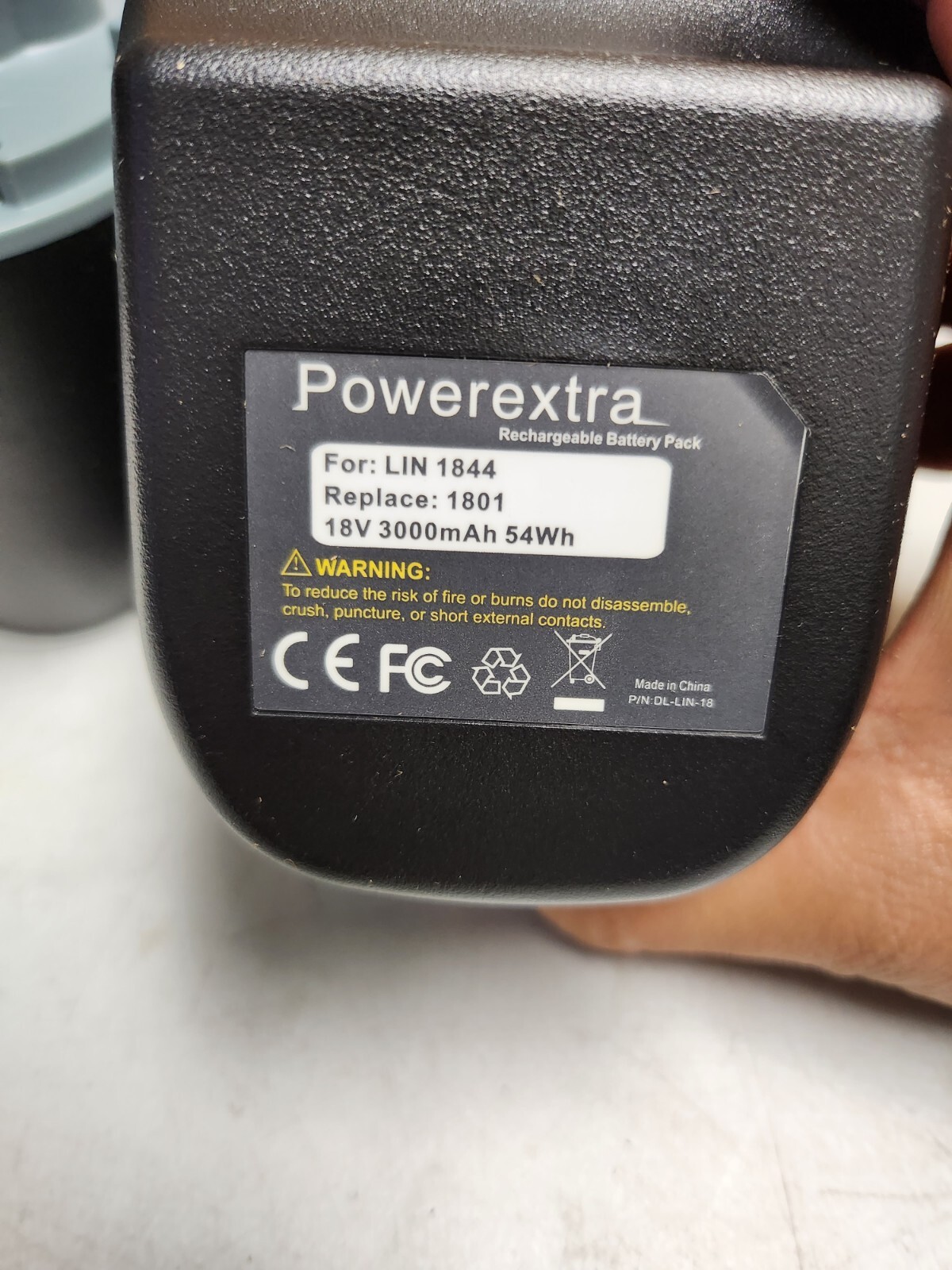 2PACK For Lincoln 18 Volt 3.0Ah NICD Battery 18V Power Luber Grease Gun