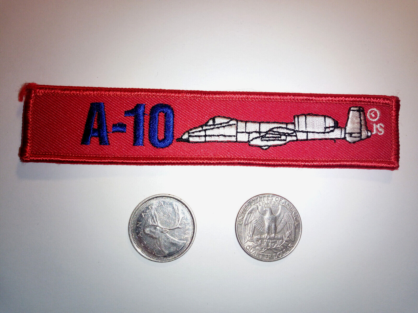 A-10 Remove Before Flight Double Sided Embroidered Baggage Luggage Tag Patch