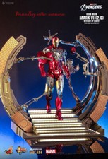 Hot Toys 1/6 Mms688d53 The Avengers Iron Man Mark Vi 2.0 With Suit-Up Gantry New