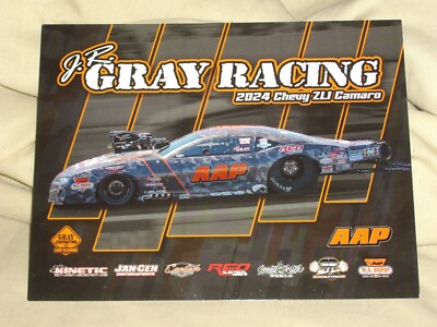 2024 J.R. GRAY RACING ''2024 CHEVY ZL1 CAMARO'' PRO MODIFIED NHRA POSTCARD