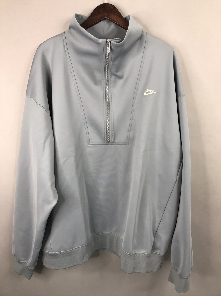 NIKE グレー ジップアップジャケット 短丈 DRY FIT Nike Circa Half-Zip Jacket DQ4237-073 Activewear Gray Loose