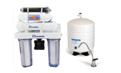 Reverse Osmosis Dual Use Drinking/Aquarium DI 75GPD Filter System Permeate Pump