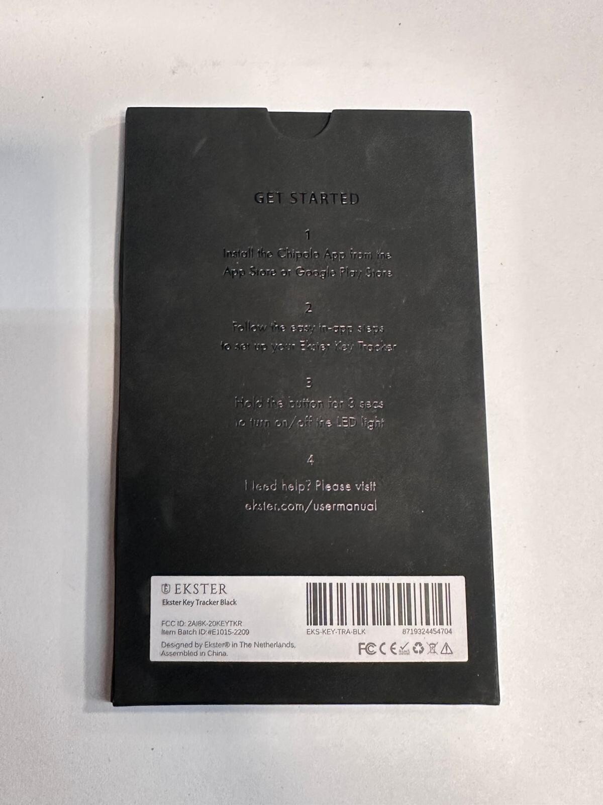 Ekster Key Tracker – Smart Bluetooth GPS Chipolo App