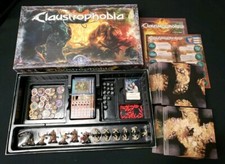 Claustrophobia (Board Game, 2009) Asmodee original base Croc miniatures COMPLETE