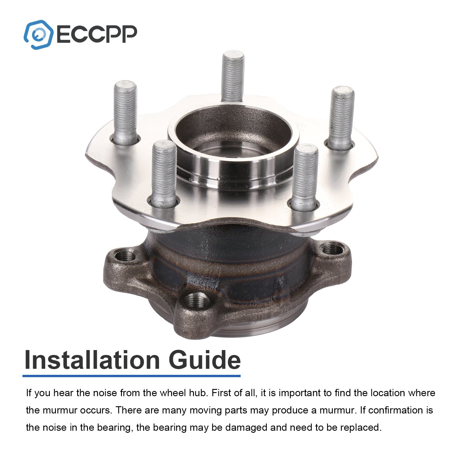 Pair Rear Wheel Bearings Hubs For Nissan Rogue 2008 2009 2010 2011 2012