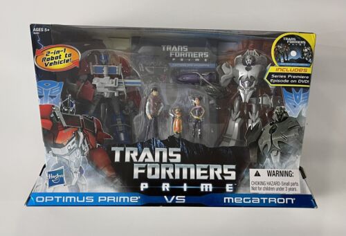 Optimus Prime Megatron First Edition Set Transformers Prime Limited DVD NEU! USA