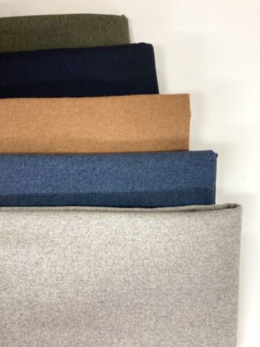 Abrigo de invierno cálido de tela de lana Melton 70 % lana 30 % poliéster material grueso - Imagen 4 de 39