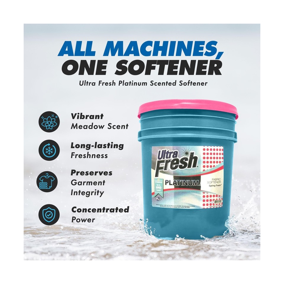 Ultra Fresh 6X Platinum Laundry Detergent Liquid for All Machine Types