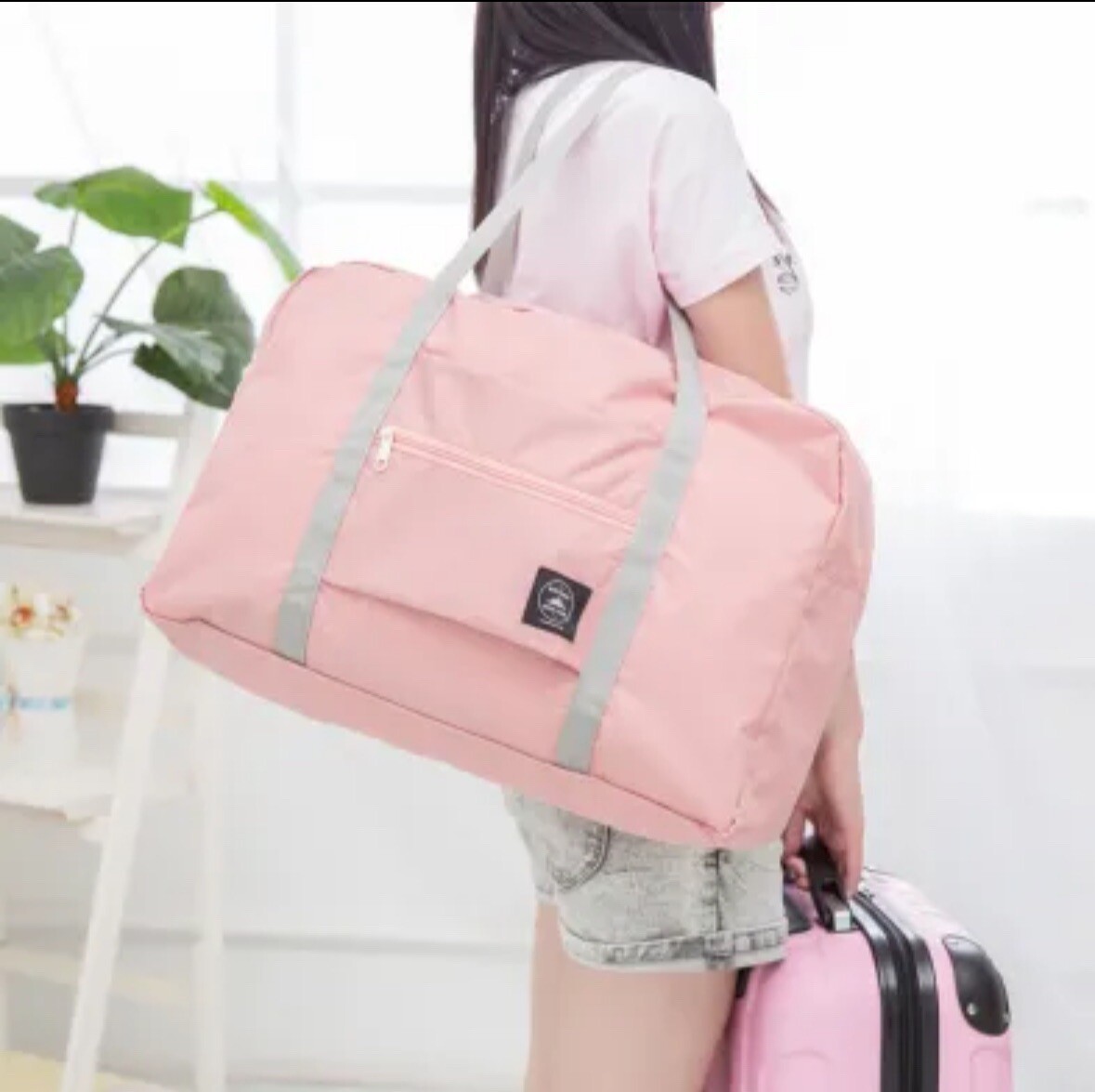 2X Carry On Cabin Bag Underseat Folding Hand Luggage Ryanair Easyjet