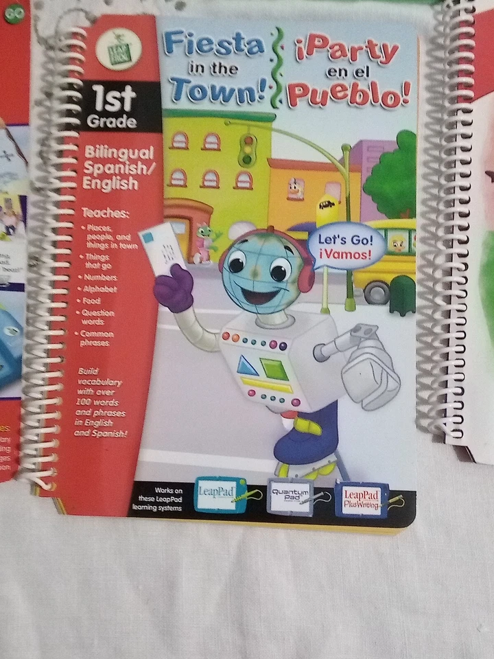LOT OF 5 LEAP-PAD SPIRAL BOOKS K-1ST GRADE L@@K! - Image 2 of 4