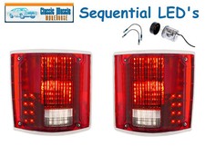 1973 - 87 Chevy Truck Suburban 1973- 91 Blazer Led Sequntial Tail Lights