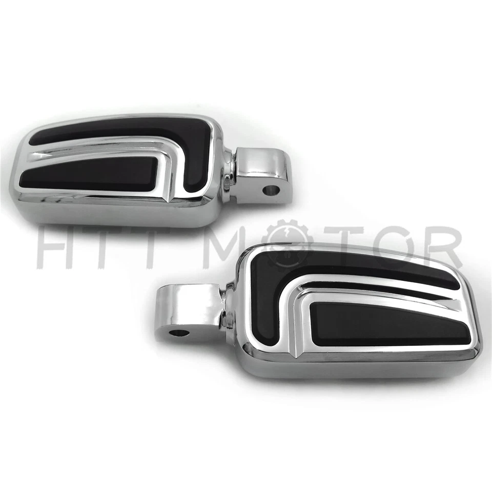 Estriberas de flujo de aire reposapiés para Triumph trasero 04-17 Rocket III 10-17 Thunderbird St Foto 3 de 4