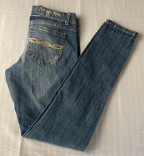 INDIGO REIN SOFT BLUE JEANS, SKINNY, STRETCH, SZ 9 JUNIORS