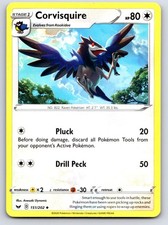Corvisquire 151/202 Uncommon Sword & Shield Pokemon