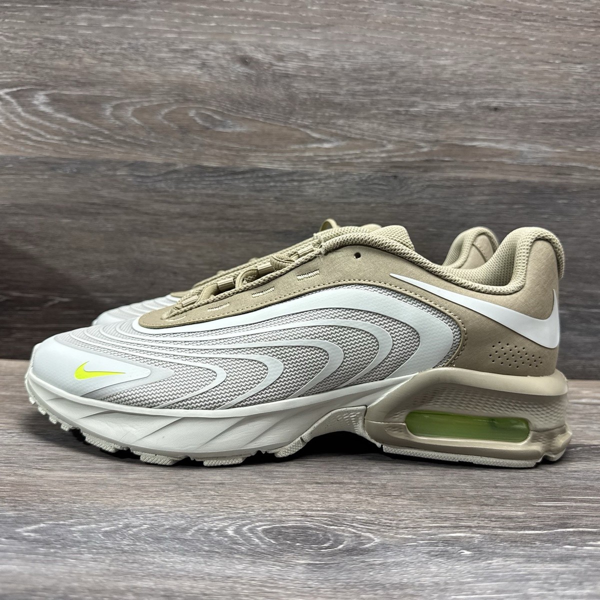 Nike Air Max Fire Shoes Men Size 12 Light Bone Volt Khaki Running Sneakers — product photo 4 of 11