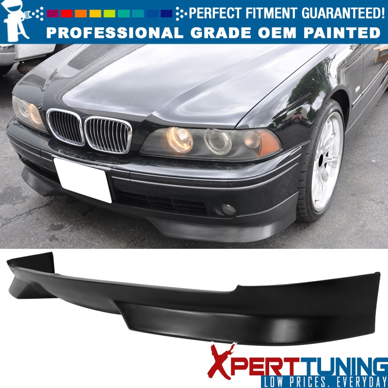Fits 01-03 BMW E39 5 Series M2 Style Front Bumper Lip Spoiler PU