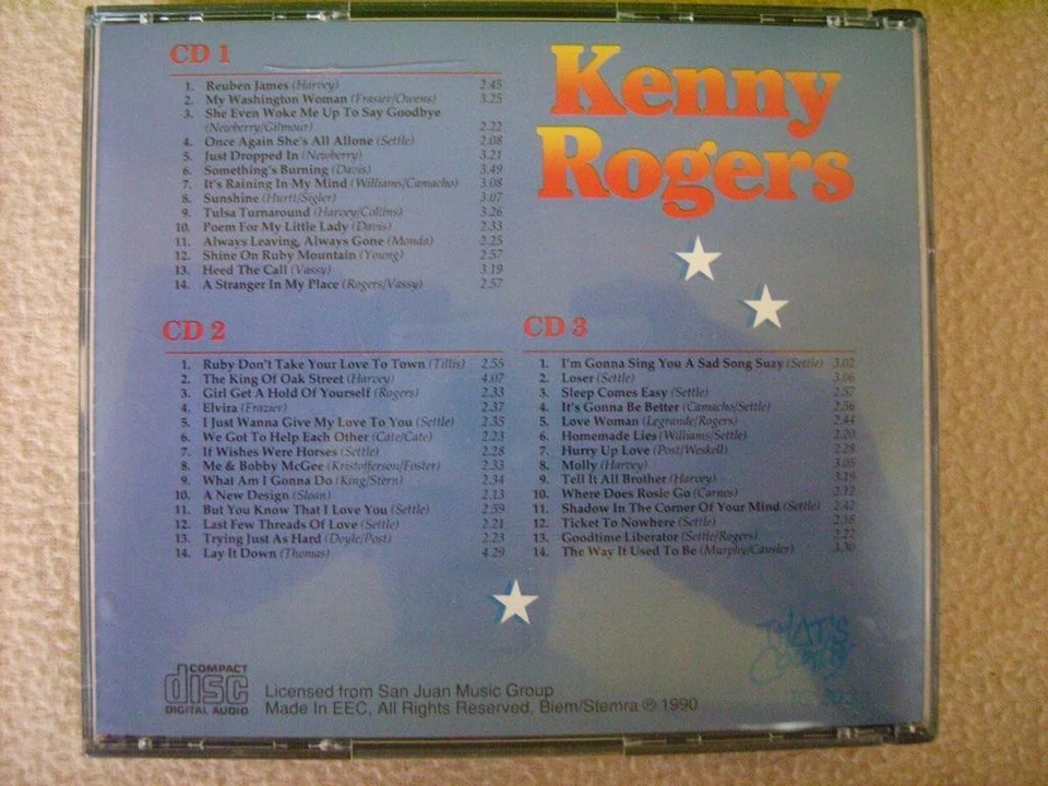 3CD-Box  Rogers, Kenny / 42 Greatest Country Songs - CDs in sehr gutem Zustand - - Bild 2 von 2