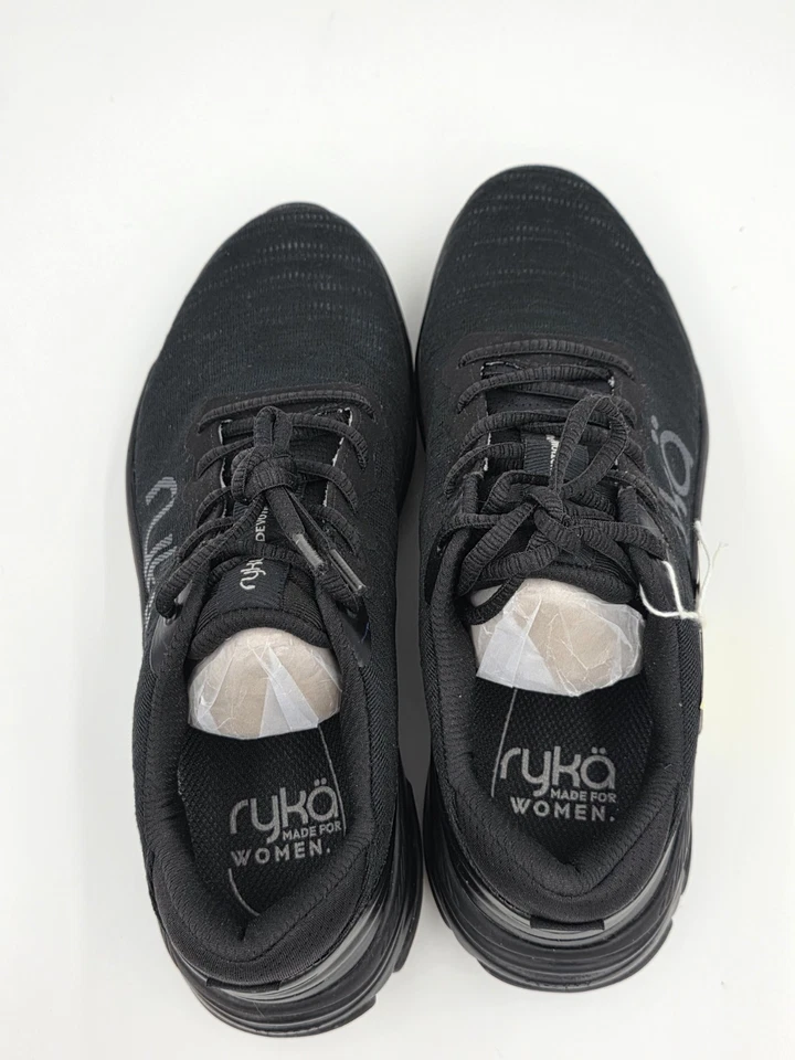 NUEVAS Tenis para Caminar Ryka Devotion X Max Para Mujer - Negras Talla 8.5M Foto 3 de 4
